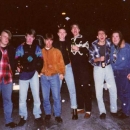 Dragon, Cleric, Nico, Crt, Danko, Bob and Psycho on the way to The Party I - 1991